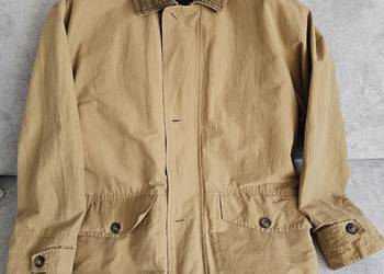 Kurtka męska beż nieocieplana r 54 XL sztruks bawełna firmowa