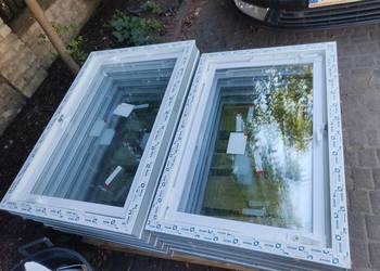 Nowe okna PCV bez metalu system inwentarski- uchylne,