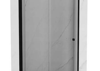 DRZWI PRYSZNICOWE SKŁADANE Czarne BLACK od 70 - do 120cm