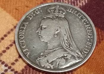 Stara srebrna moneta angielska  VICTORIA- JUBILEE HEAD