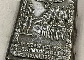 Papierośnica kolekcjonerska „Großdeutscher Reichskriegertag Kassel 1939”