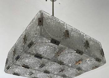 Retro lampa wiszaca Kamenický Ŝenov z roku 1965 oryginalne pudełko i opis