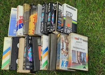 Kasety VHS, Fuji, Goldstar, Panasonic, Kodak, Royal, B&S, oryginalne.