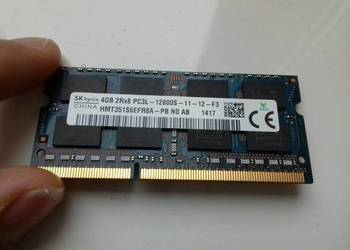 SK hynix DDR3 4GB, PC3L-12800S, SODIMM, 1,35V, 1600MHz, laptopowy, HMT351S6