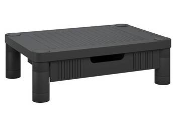 vidaXL Podstawka pod monitor, czarna, 43x30,5x13 cm(SKU:51722)