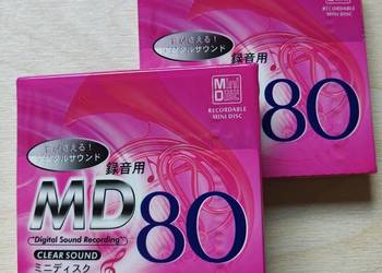 MiniDisc MD Sunny Tech 80 min. nowe, zafoliowane