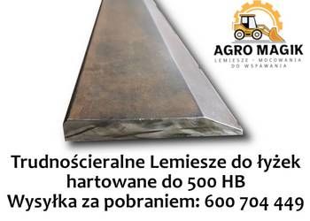 Lemiesz do łyżki, do tura, ładowarki, 500HB, koparki, hardox