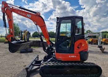Minikoparka  Kubota  U 48 - 4  2018r  3400mtg  waga 4.8 tony