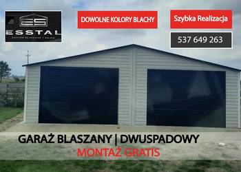 10B Garaż Blaszany-Blaszak | Wiata  | Garaże | Wiaty | Schowek| - ESSTAL