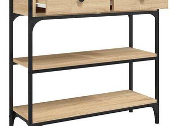 vidaXL Stolik konsolowy, dąb sonoma, 72,5x25x75 cm(SKU:834186)