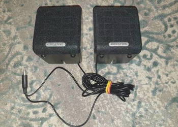 GŁOŚNIKI SATELITKI CREATIVE - sprawne, w super stanie  Wymiary: 9X8cm