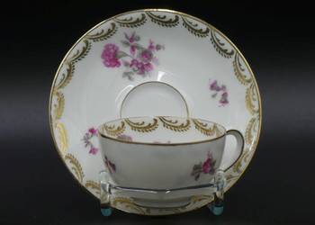 Zjawiskowy cienkościenny komplet do mokki Tułowice Tillowitz, 1928 - 45