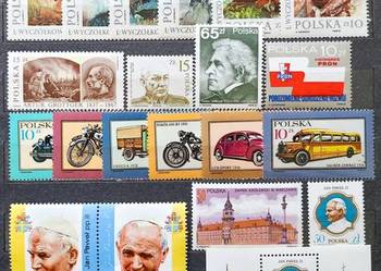 Znaczki polskie niekompletny rocznik 1987 czyste