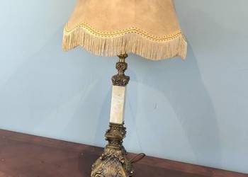 Piękna unikalna lampa mosiężna - marmur, polecam