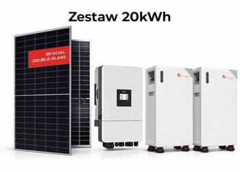 Zestaw budżetowy 20kWh LV (panele, inwerter 3 fazy, magazyn 28,6 kWh)