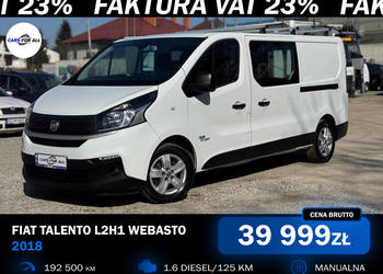 Fiat Talento L2H1 – 2018 Klimatyzacja Tempomat Webasto Bogate wyposażenie