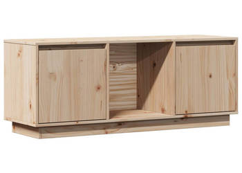 Szafka pod telewizor 1105x35x44 cm lite drewno sosnowe WM-814339