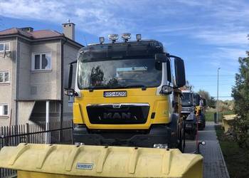 MAN TGS PIASKARKA solarka 6x6 2013 euro5 pług schmidt