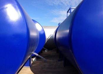 Zbiornik 30m3 z łożami na RSM, deszczówkę, wodę ppoż Zbiornik 30m3 z łożami na RSM, deszczówkę, wodę ppoż