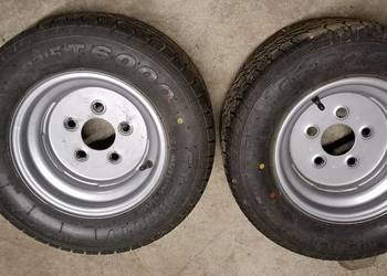 Koła przyczepy, lawety 10" kompletne para 2szt.