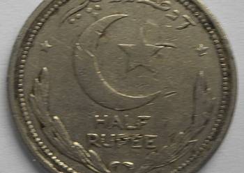 PAKISTAN-1/2 RUPE-1948 r-NIKIEL-