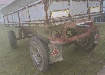 Przyczepa 2 osiowa wywrotka  6 Ton oraz 1 osiowa sztywna,podwozie rama RCW