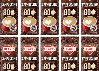 HEARTS Cappuccino z delikatną nutą kakao, opakowanie zbiorcze 10 x 1 kg,