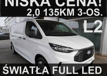 Ford Transit Custom L2 136KM Full Led Zabudowa Paki Kamera Niska cena ! 15…