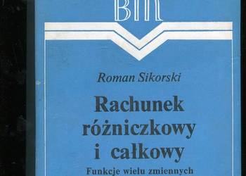 Rachunek róóżniczkowy i całkowy Funkcje wielu zmiennych