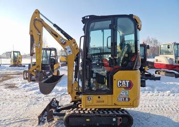 Minikoparka CAT 301.6 przebieg  600mtg  2022r