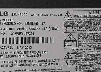 lg 42ln5400  / części /