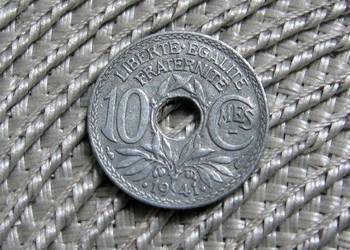 Francja 10 Centymów 1941r - Cynk - Wariant II