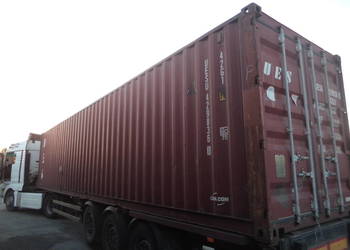 Kontenery morskie / magazynowe / budowlane 12 m 40DV?HC CW I AS IS