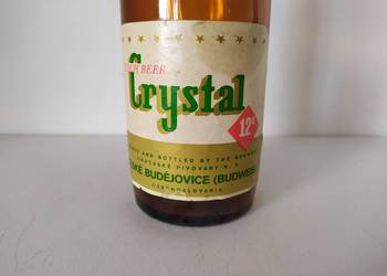 Butelka po piwie z Czechosłowacji Crustal Czech beer