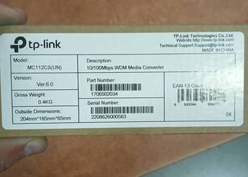TP-Link MC112CS - 10/100Mbps WDM