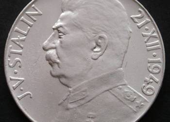 Czechosłowacja 50 koron 1949 - Józef Stalin - srebro