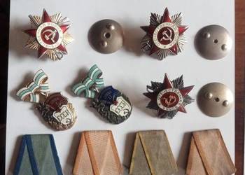 Odznaka Odznaczenie Order Medal ZSRR Gwiazda Bohatera Order Matki i inne