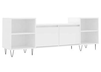 Szafka pod TV biała 80x36x50 cm materiał drewnopochodny WM-831340