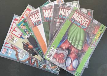 Marvel Team-Up - zestaw 7 oryginalnych komiksów USA