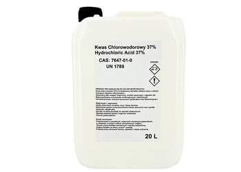 Kwas chlorowodorowy/Kwas solny HCI 37%/Hydrochloric acid 7647 -01 -0 Kwas chlorowodorowy/Kwas solny HCI 37%/Hydrochloric acid 7647 -01 -0