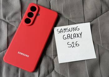 Etui Case Plecki do Samsung Galaxy S26 – Czerwone Silikonowe