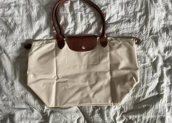 Torba longchamp biała L