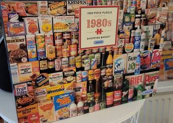 1000 puzzle Gibsons 80's Shopping basket