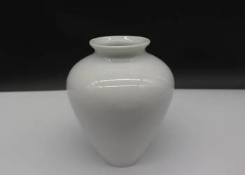 Porcelanowy biały wazon Thomas
