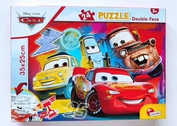 Nowe puzzle Cars Auta 2w1 24 Lisciani
