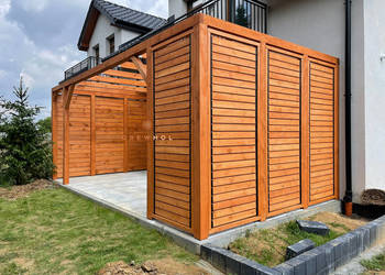 Zadaszenie tarasu , wiata, pergola, altanka, domek, DREWNOL