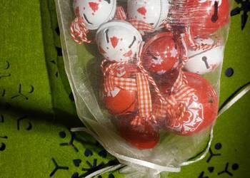 Ozdoby na  choinkę z dzwoneczkami  metal Nowe