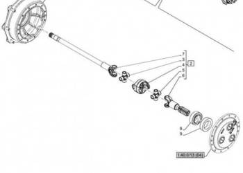 New Holland T6010 T6070 Wałek krótki widełek 233.60mm 87747757