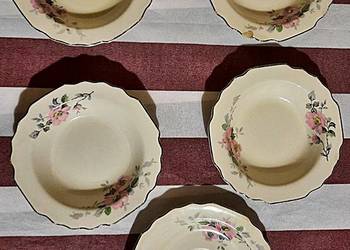 Talerzyki , podstawek 5 szt. porcelana - W. S. George