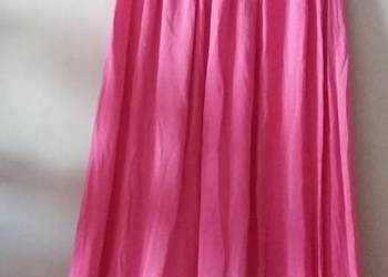Spódnica maxi  fuksja i czerwona do rozm. 60 Włochy